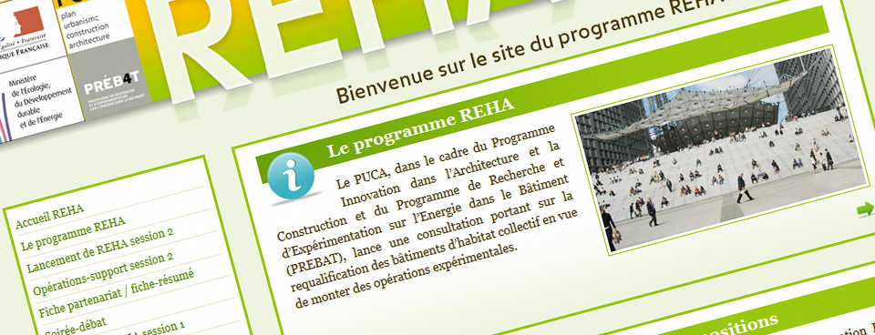 REHA PUCA : Requalification de l’Habitat Collectif à haute performance énergétique