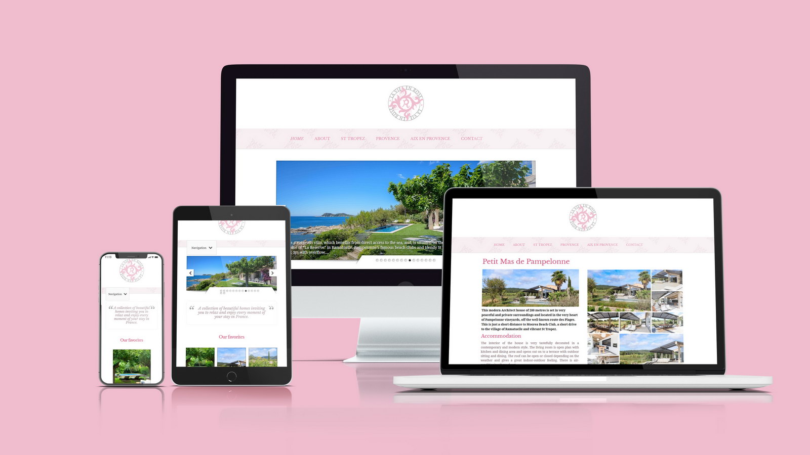 La vie en rose villas